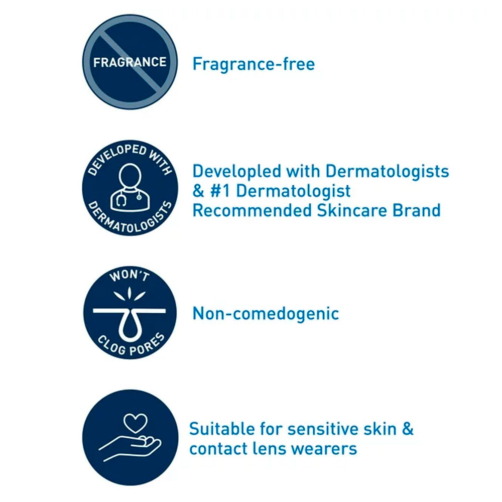 Limpiador Crema-Espuma Hidratante para Piel Normal a Seca 355 ml Cerave