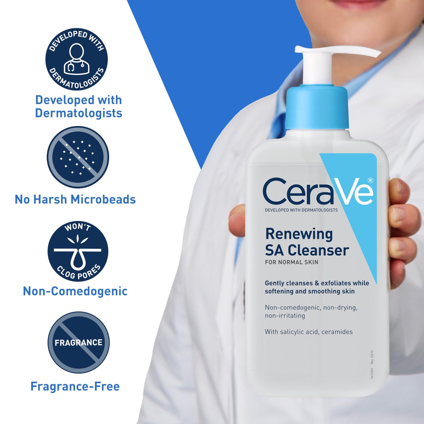 Limpiador Facial Exfoliante de Acido Salicílico 237 ml Cerave
