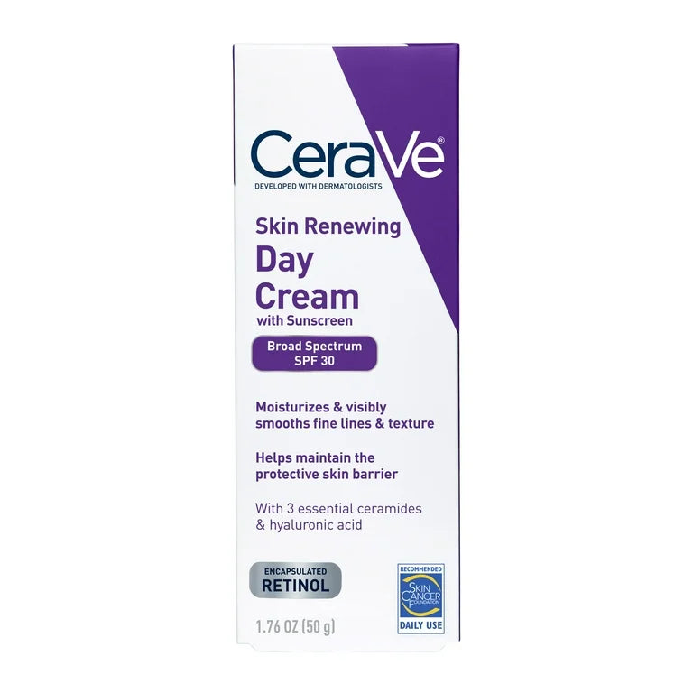 Crema de Día Renovador Cutáneo con Factor de Protección Solar 30 spf 50gr Cerave