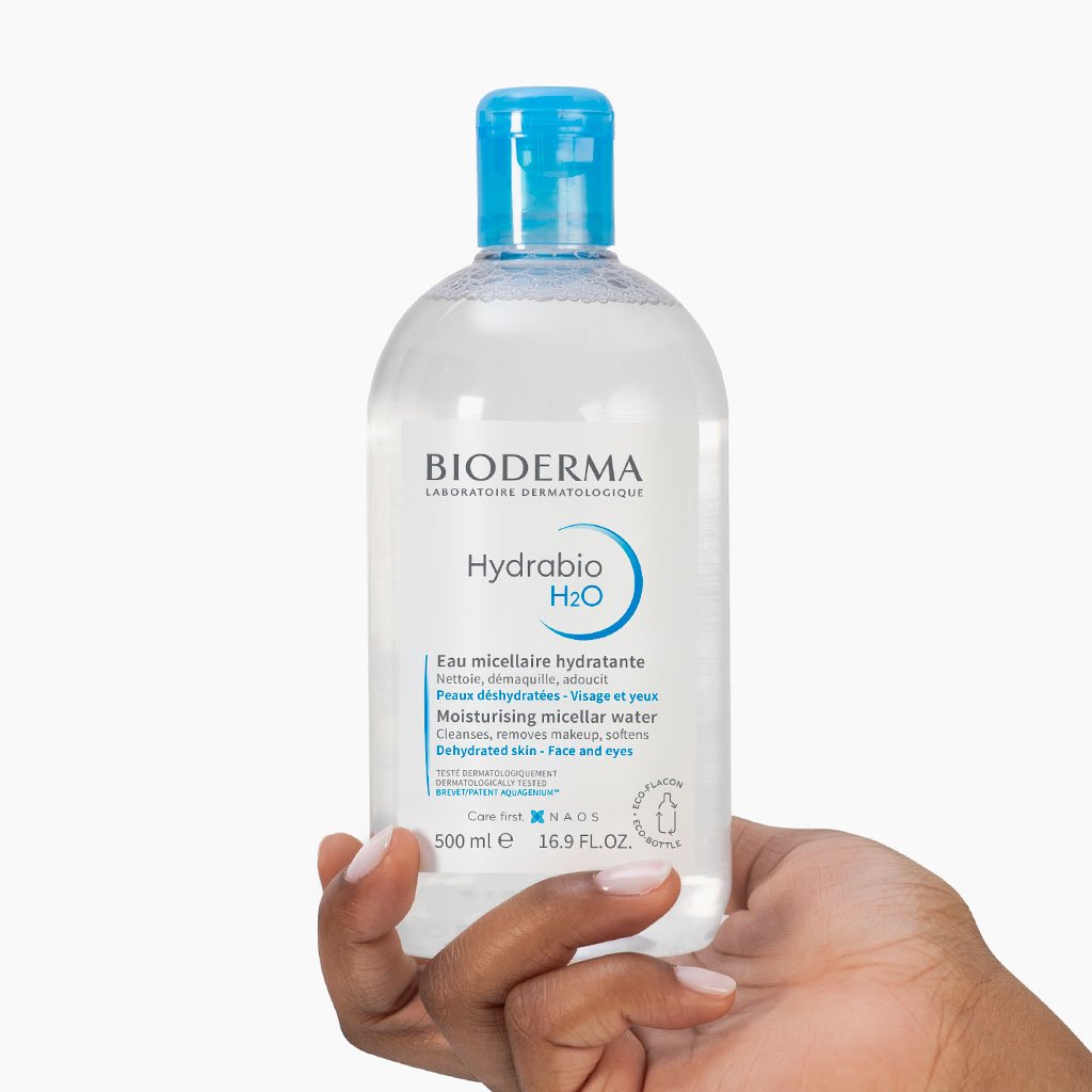 Bioderma Hydrabio H2O Agua Micelar para Piel Deshidratada, 500 ml