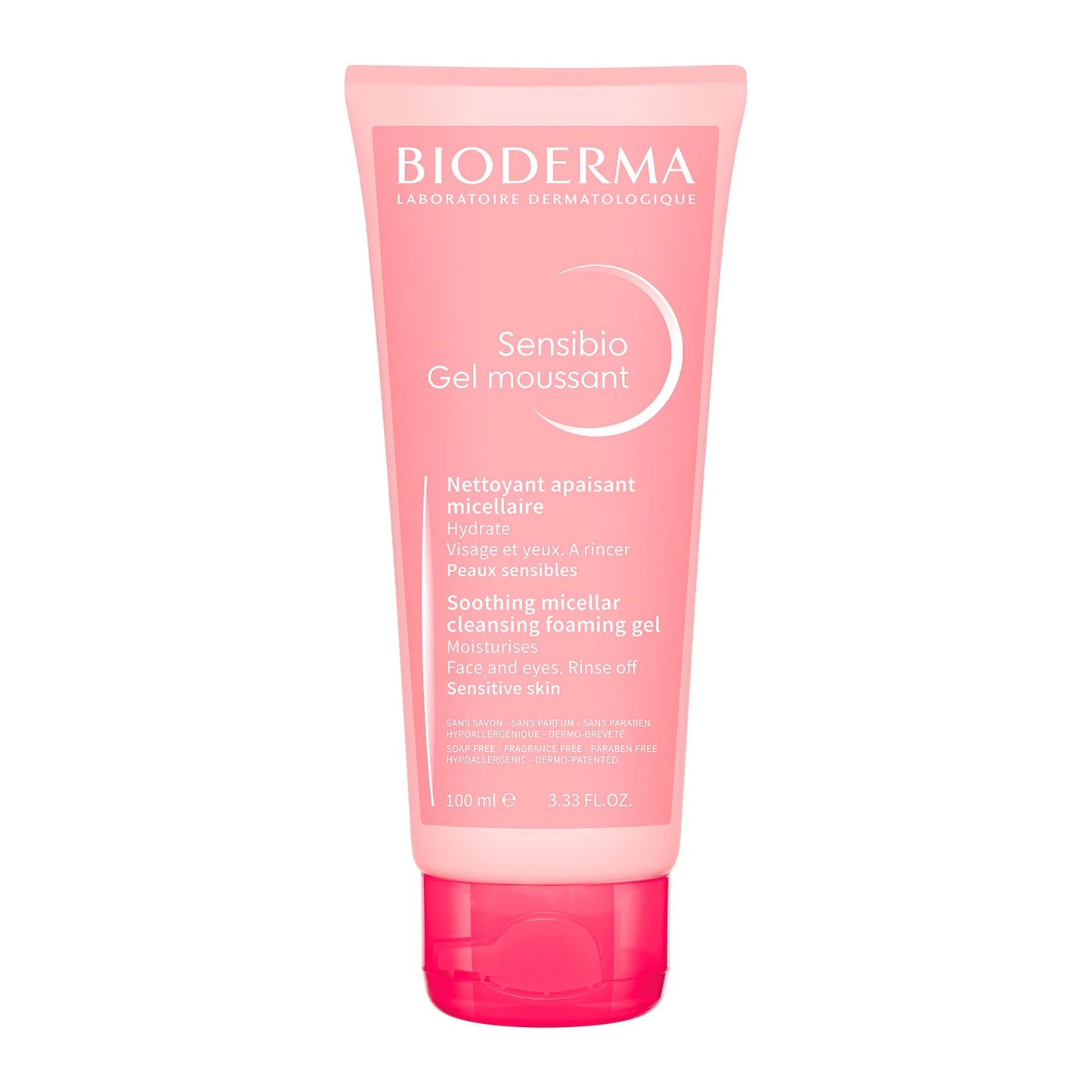 Bioderma Sensibio Gel Moussant Gel Limpiador con Poder Hidratante Reforzado 100 ml