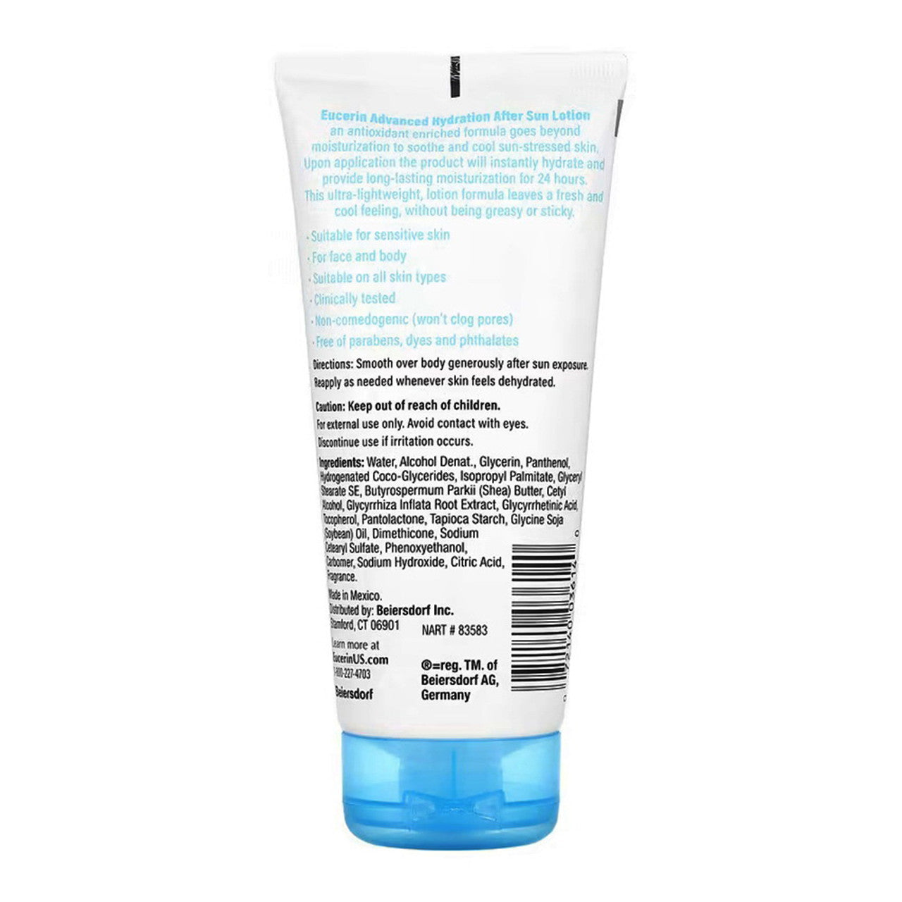 Eucerin Loción de hidratación avanzada after sun 200ml