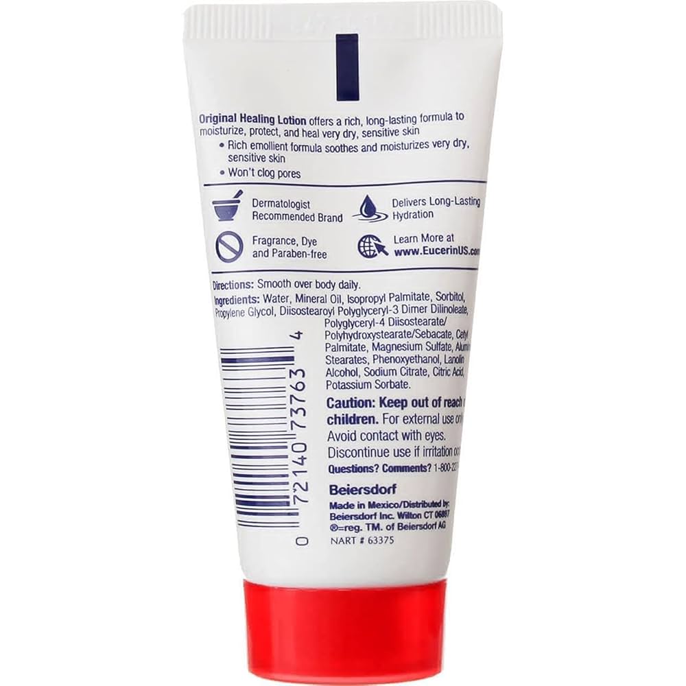 Eucerin Loción hidratante original de 1 oz