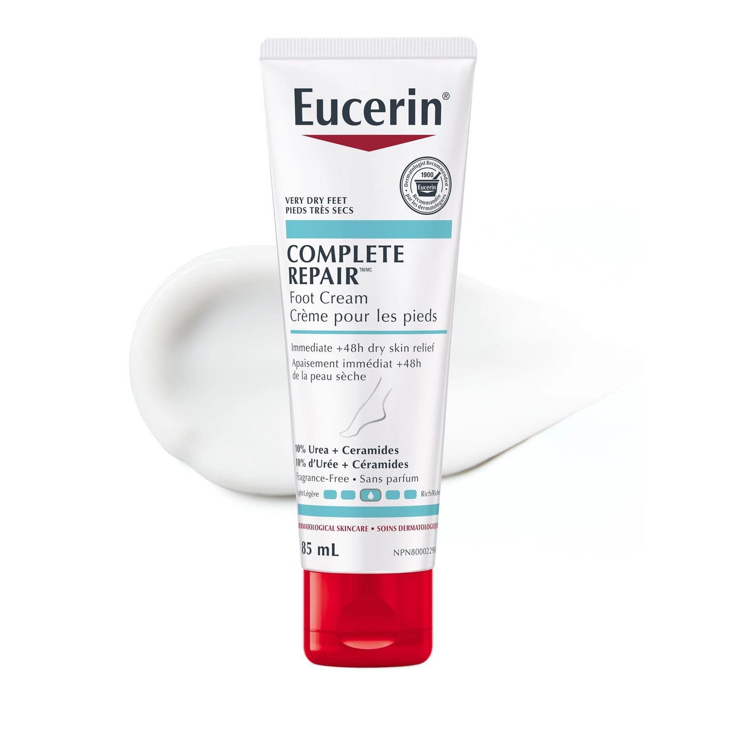 Eucerin Crema para Pies Intensa Reparadora Ligera 90 gr
