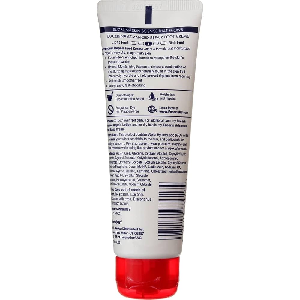 Eucerin Crema para Pies Intensa Reparadora Ligera 90 gr