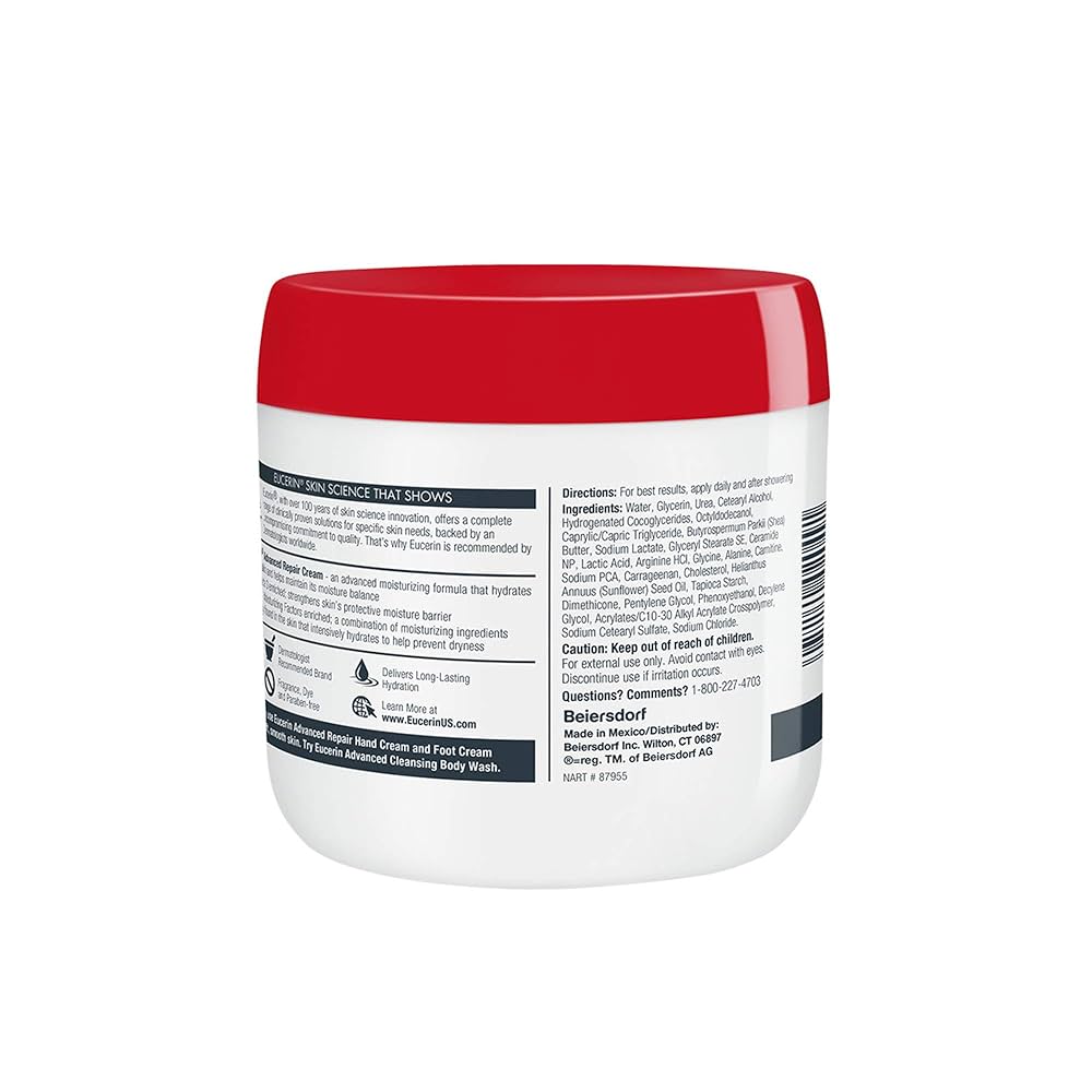 Eucerin Crema Reparadora Avanzada para Piel muy Seca 400 gr