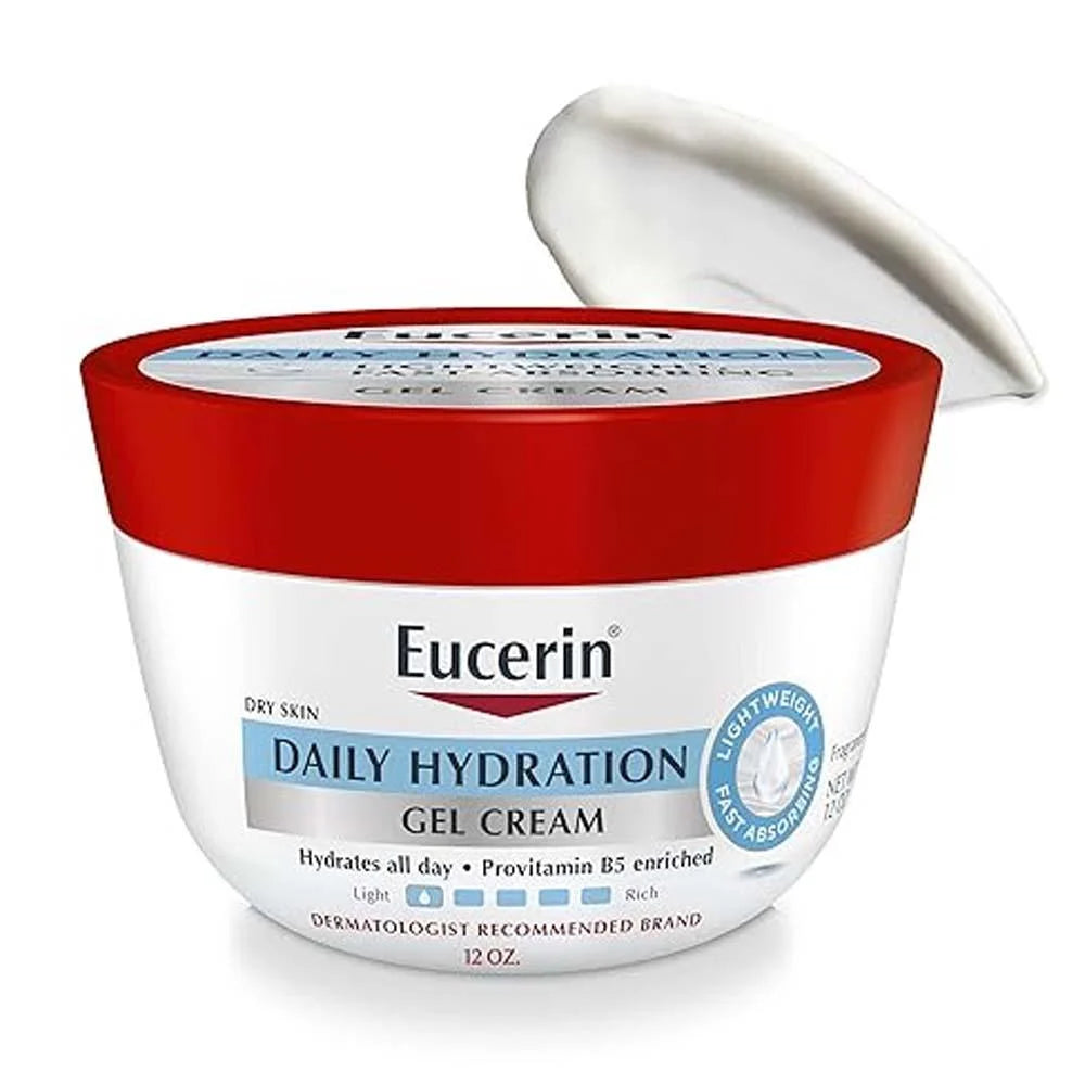 Eucerin Crema de gel de Hidratación Diaria Corporal 12oz