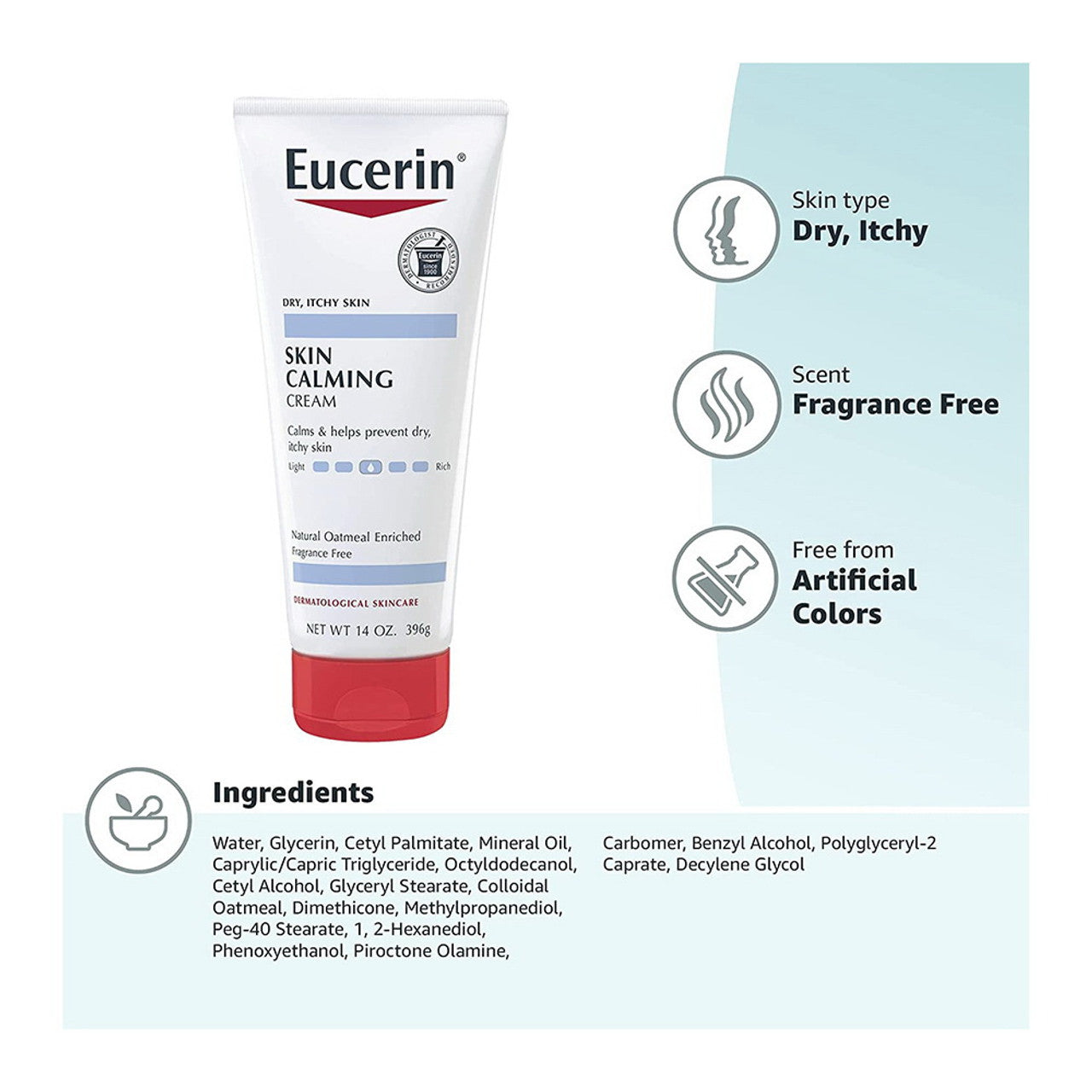 Eucerin Crema Calmante para Terapia de Piel Seca 400gr