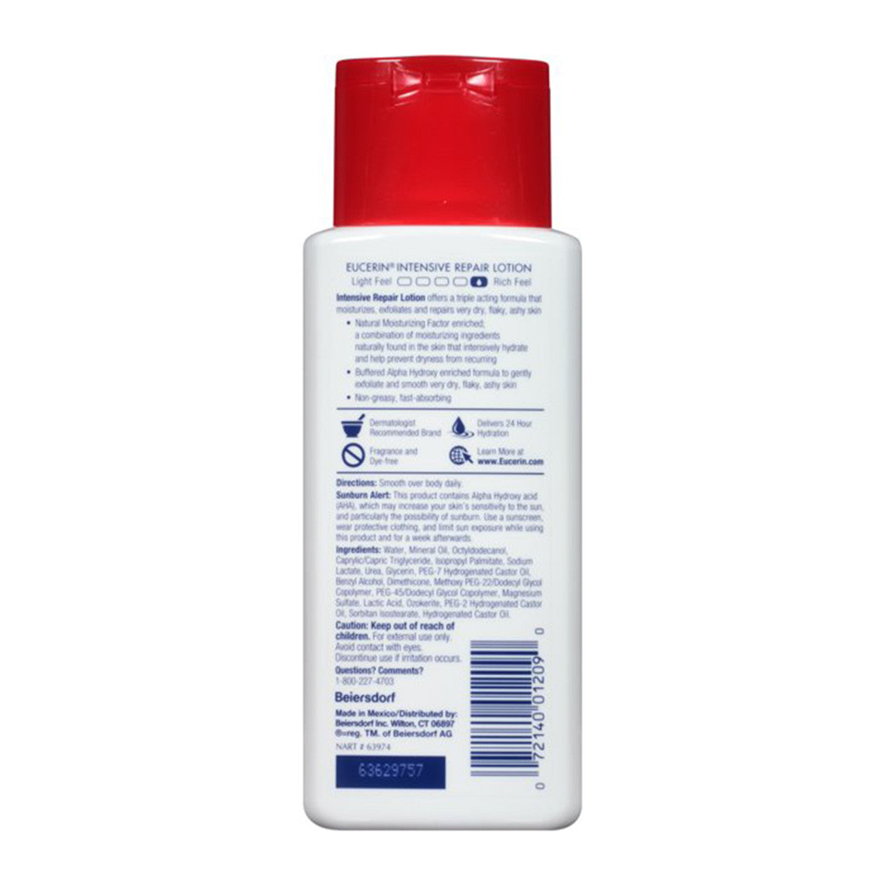 Loción Eucerin Intensive Repair Para Piel Muy Seca 150 gr
