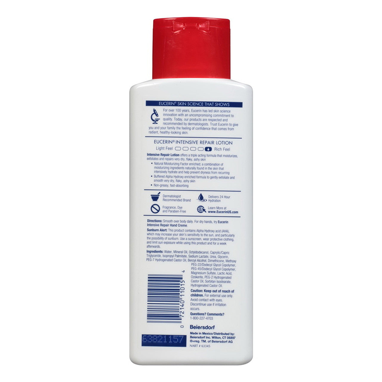 Loción Eucerin Intensive Repair Para Piel Muy Seca 250 ml