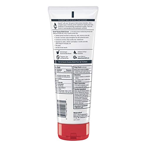 Eucerin Crema Corporal Para Aliviar Eczema Sin Fragancia 220gr