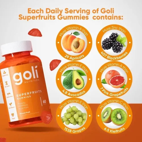 Goli Gomitas de Superfrutas 60 Belleza y Salud