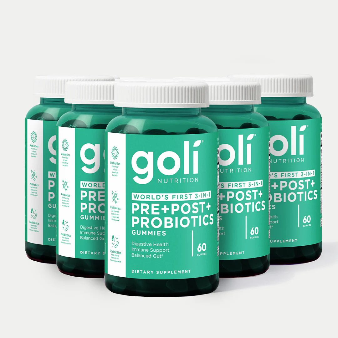 Goli Nutrition Pre-Post-Probiotics 60 Gomitas