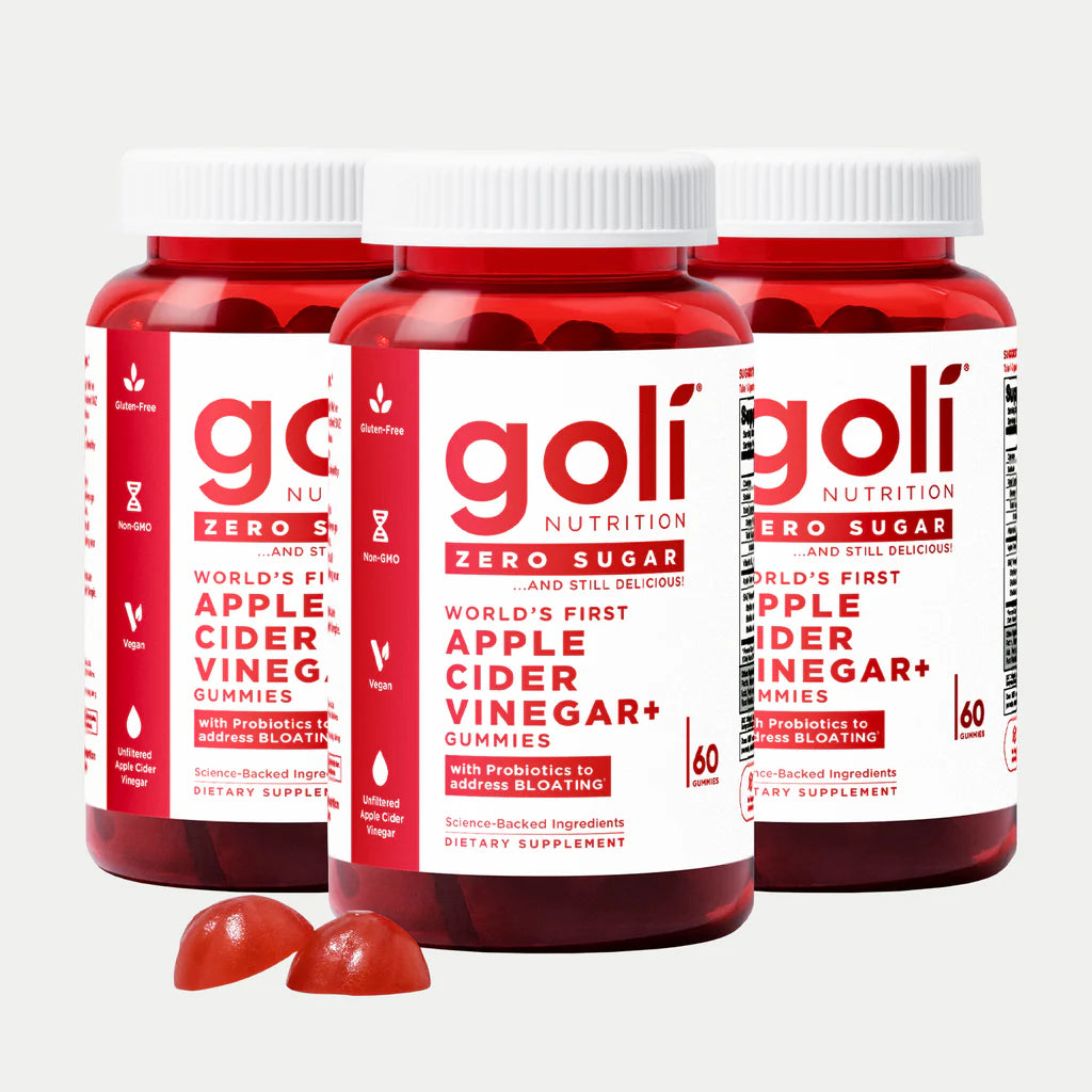 Goli Nutrition Vinagre de Manzana del Mundo Zero Sugar 60 Gummies