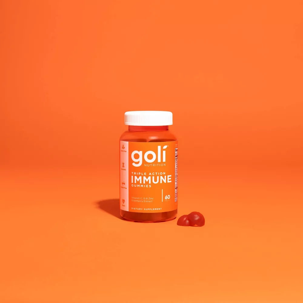 Goli Gomitas de Vitaminas Inmunológicas 60 Unidades Saúco Vitamina C, D y Zinc