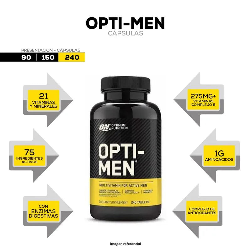 Optimum Nutrition Opti-Men 240 comprimidos