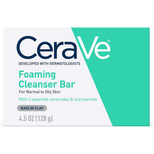 Barra Limpiadora Espumosa para Piel Grasa 130 gr Cerave