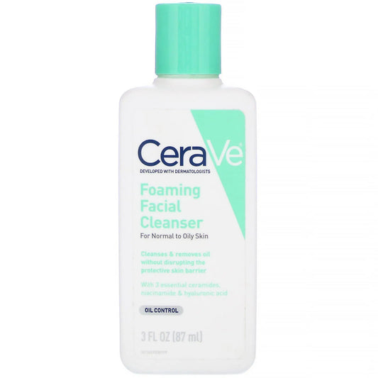 Gel Limpiador Espumoso para Piel Normal a Grasa 87 ml Cerave