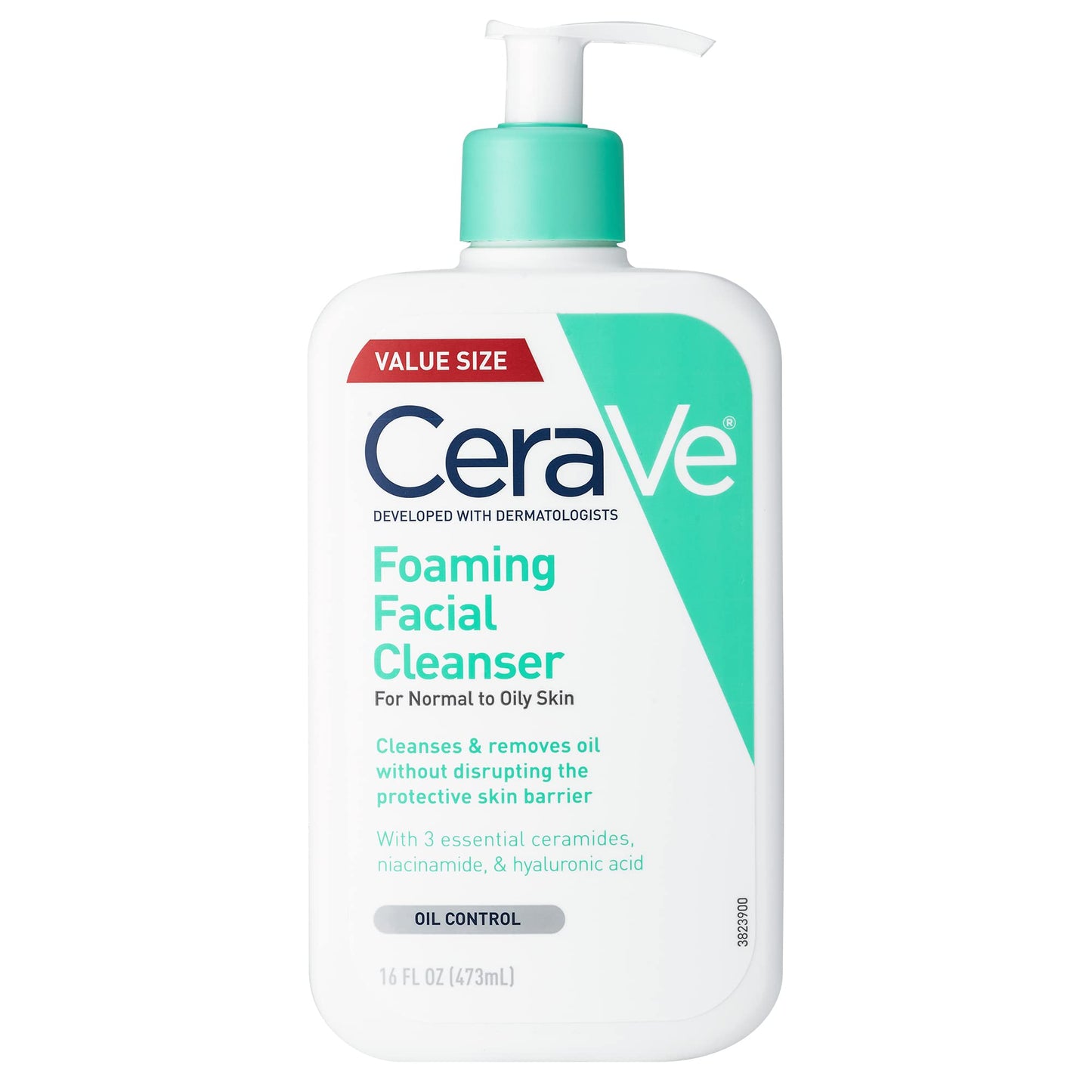 Gel Limpiador Espumoso para Piel Normal a Grasa 473 ml Cerave