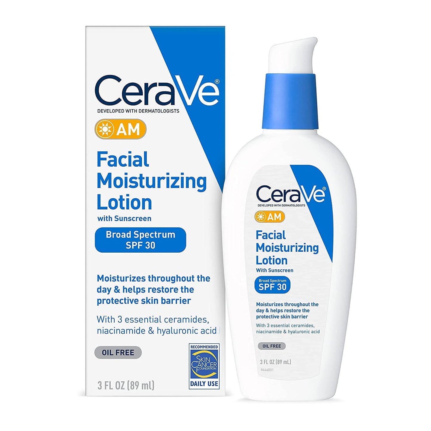 Loción Hidratante Facial AM 87 ml Spf 30 Cerave