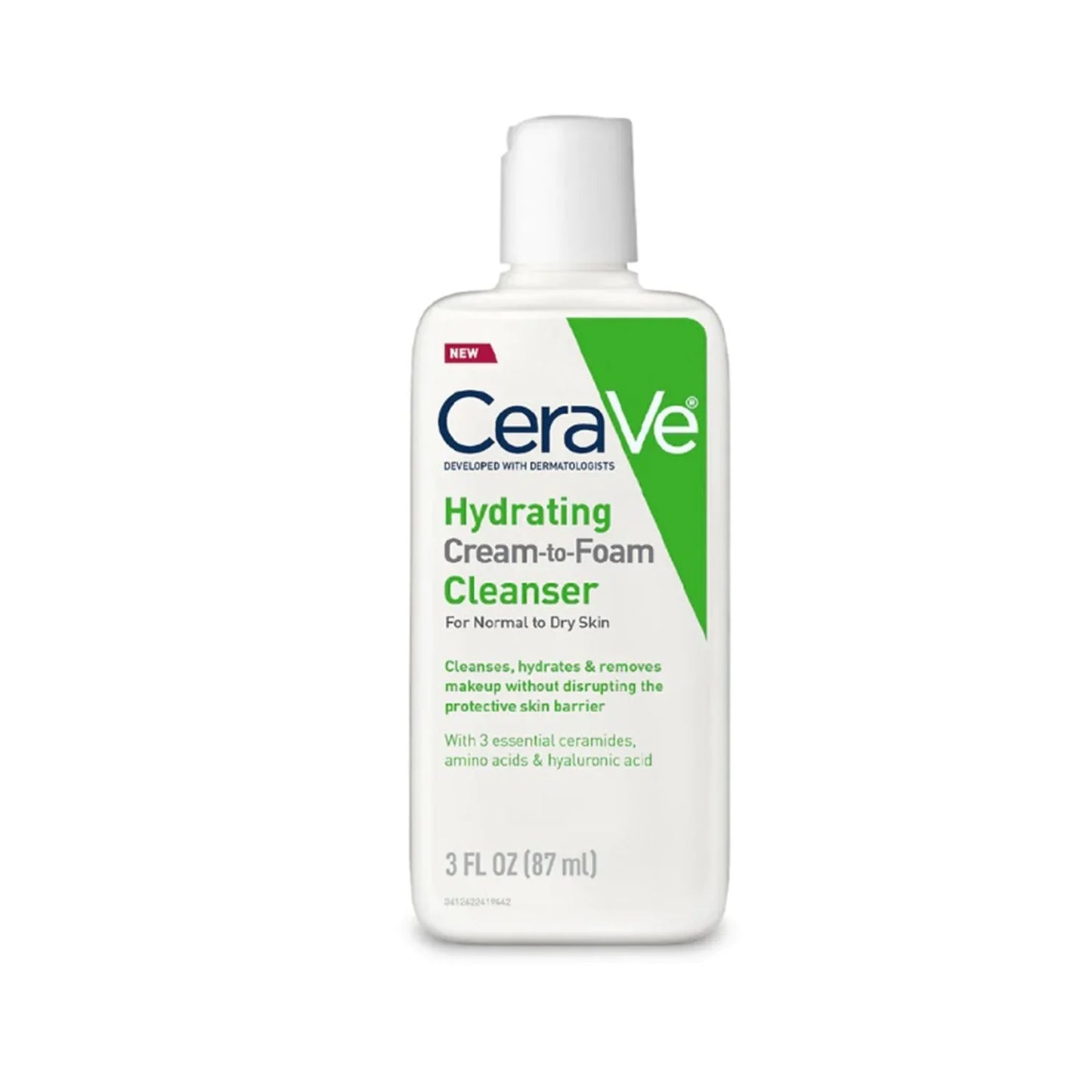 Limpiador Crema-Espuma Hidratante para Piel Normal a Seca 87 ml Cerave