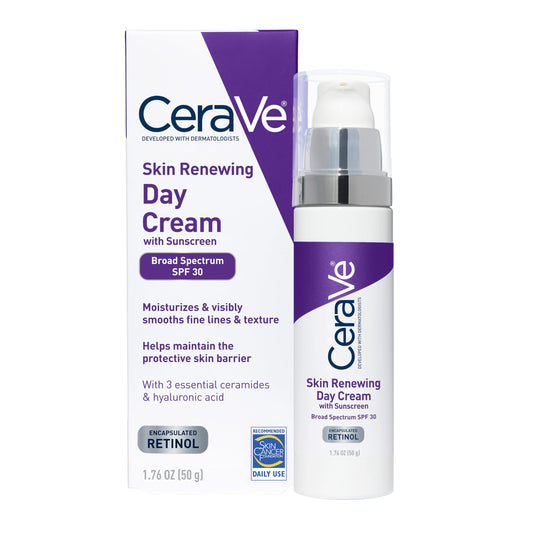 Crema de Día Renovador Cutáneo con Factor de Protección Solar 30 spf 50gr Cerave