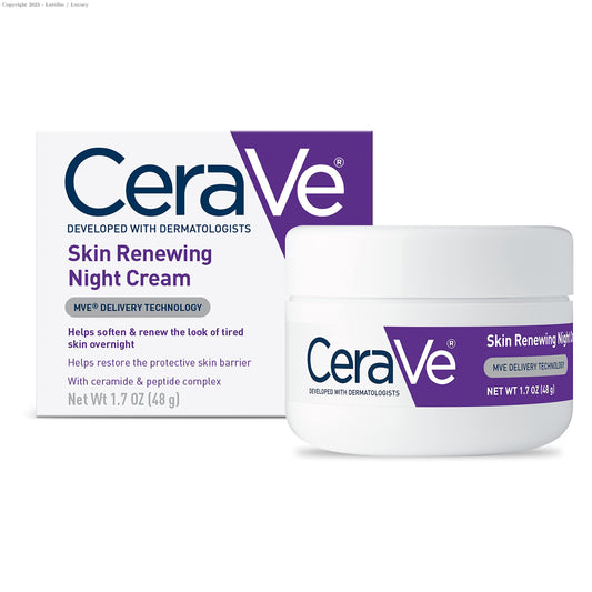 Crema de Noche Renovadora de Piel 48 gr Cerave