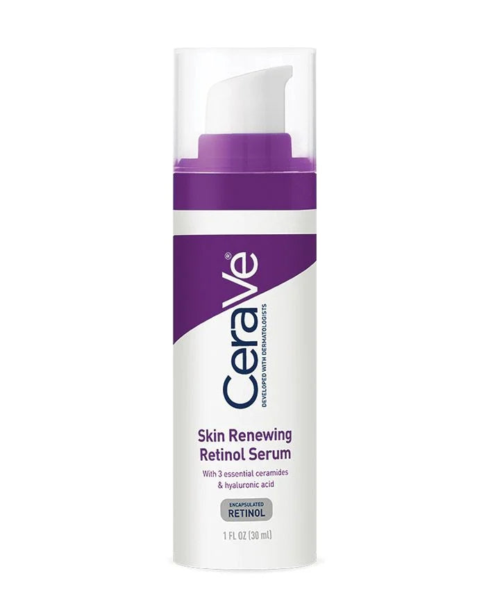 Suero de Retinol Antienvejecimiento para Cara Retinol Encapsulado con Acido Hialurónico, Niacinamida y Ceramidas Cerave