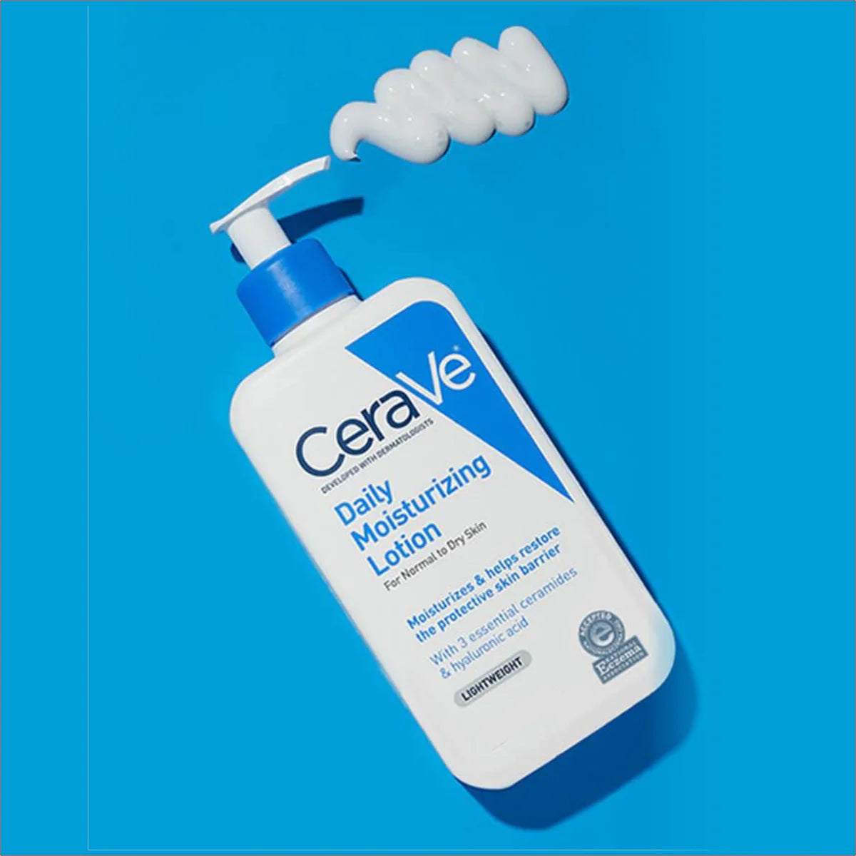 Loción Hidratante de Rostro y Cuerpo para Piel Seca con Ácido Hialurónico 355 ml Cerave