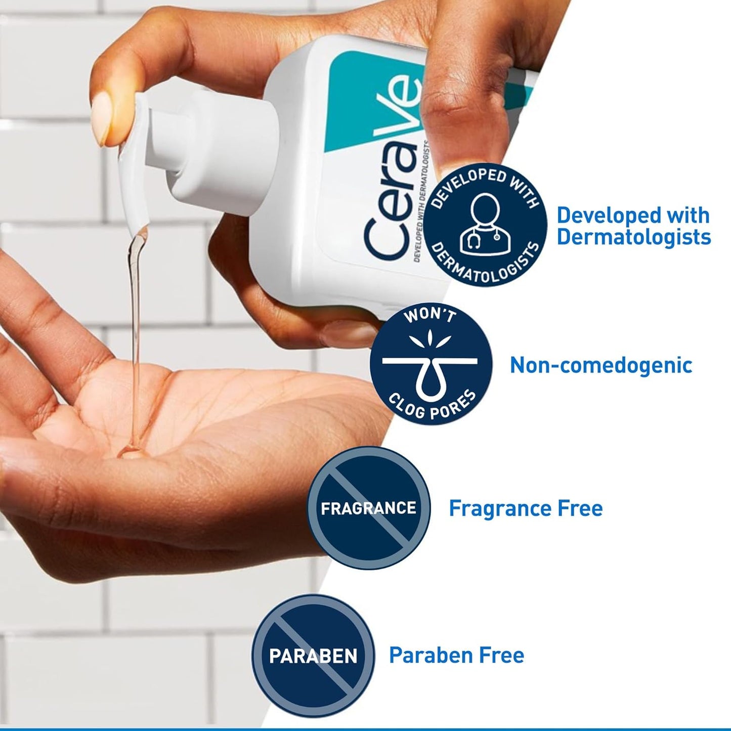 Limpiador Jabón Espuma Limpiadora para Acné Control de Imperfecciones Espinillas para Pieles Grasas y Mixtas 237 ml CeraVe
