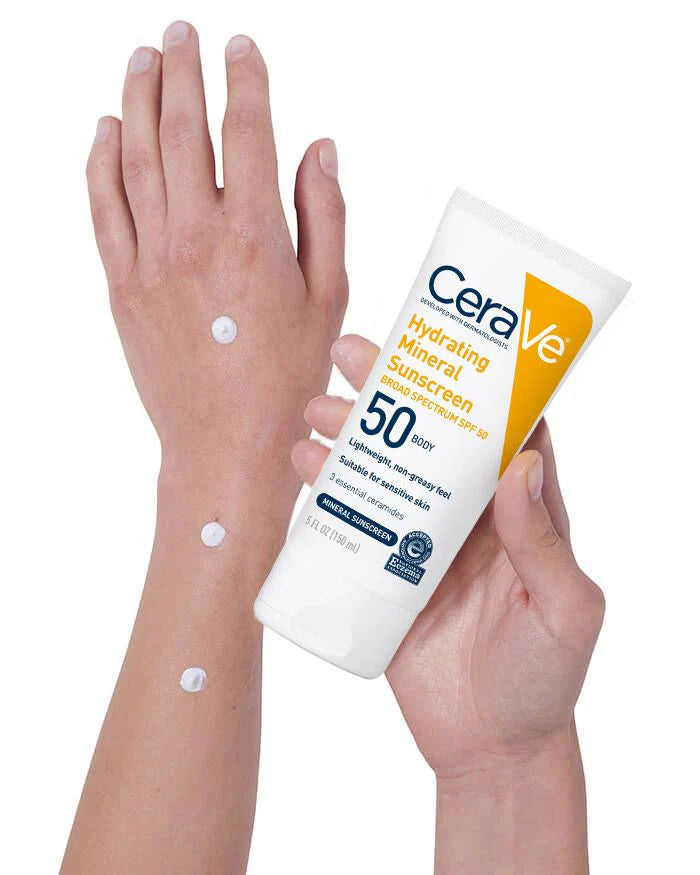 Protector Solar 100% Mineral SPF 50 para Cuerpo 150 ml Cerave