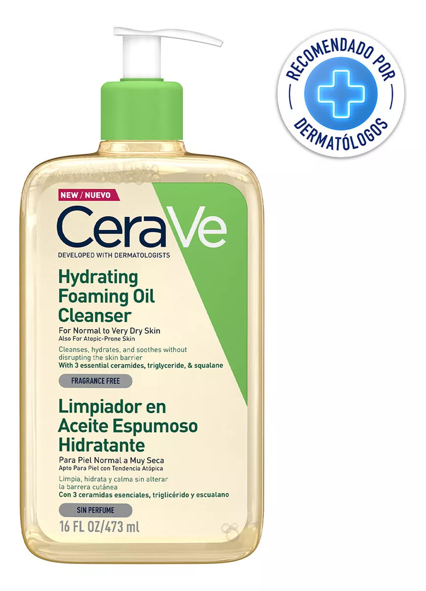 Limpiador Aceite Piel Normal A Muy Seca 473ml Cerave