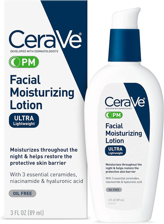 Loción Facial Hidratante Pm 89ml Cerave