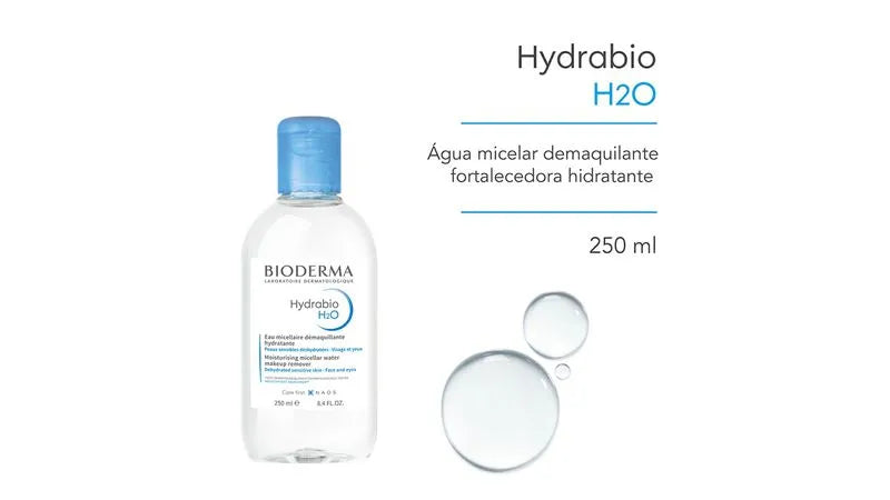 Bioderma Hydrabio H2O Agua Micelar para Piel deshidratada, 250 ml