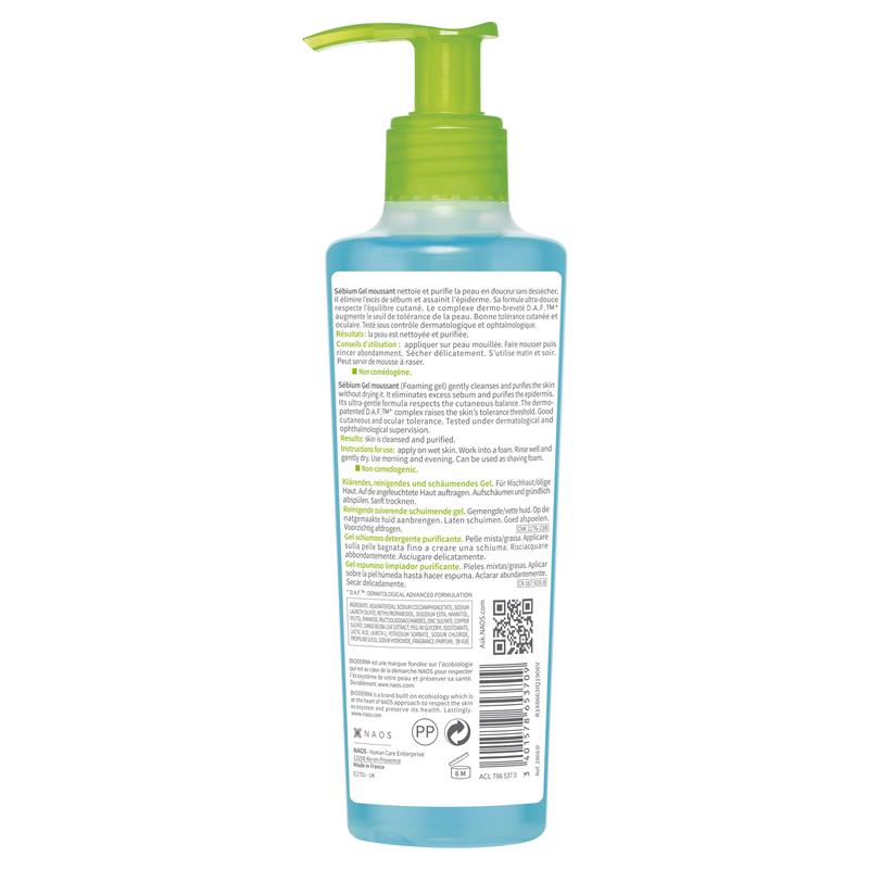 Bioderma Sébium Gel Moussant 200 ml