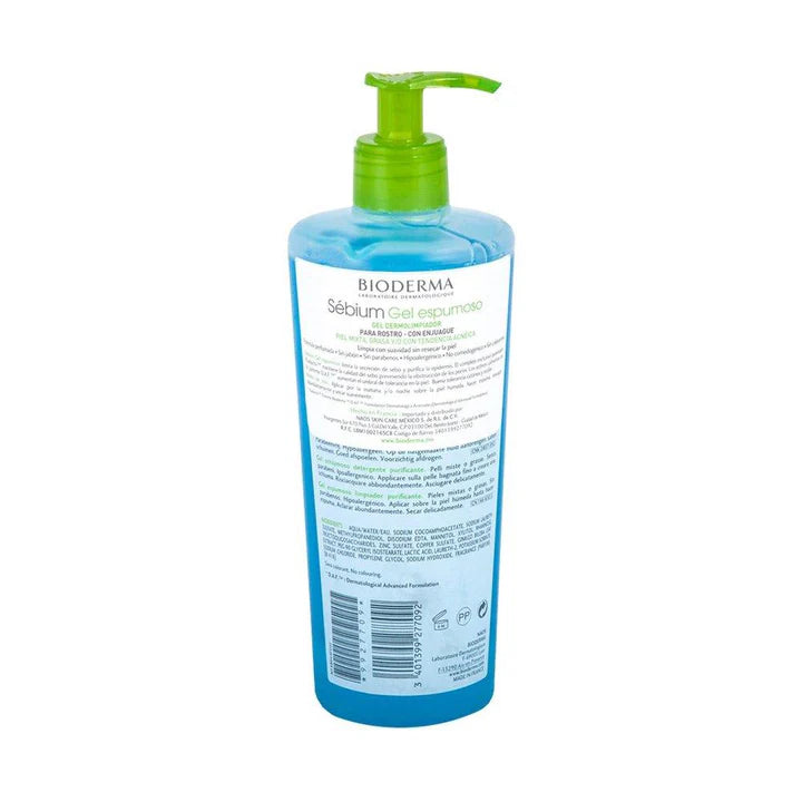 Bioderma Sébium Gel Moussant Dermolimpiador Anti imperfecciones 500 ml