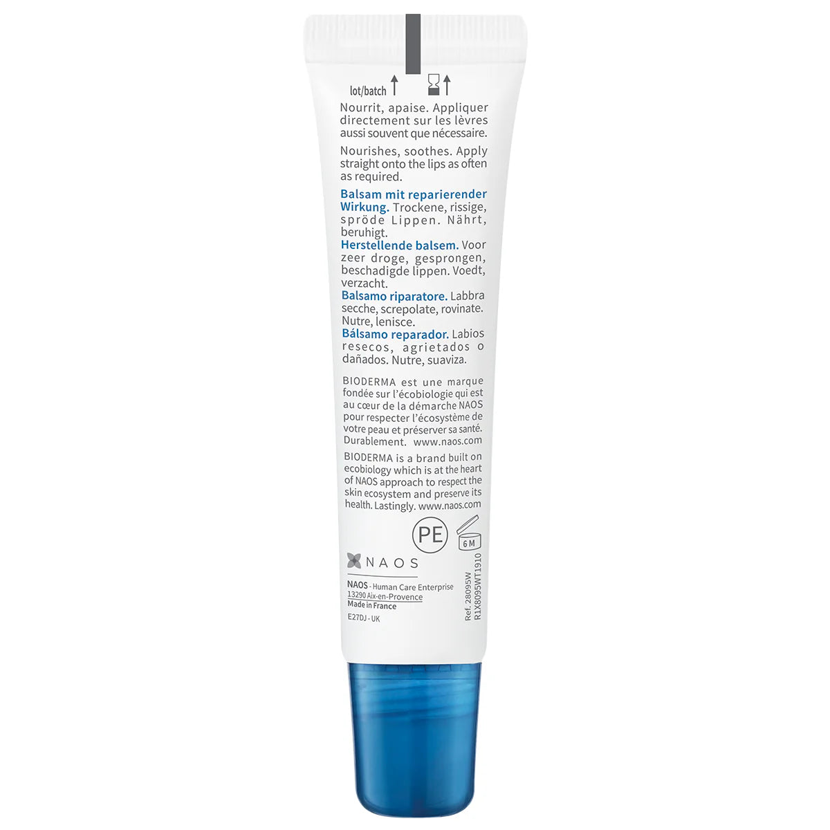 Bioderma Atoderm Bálsamo Labios, 15 ml