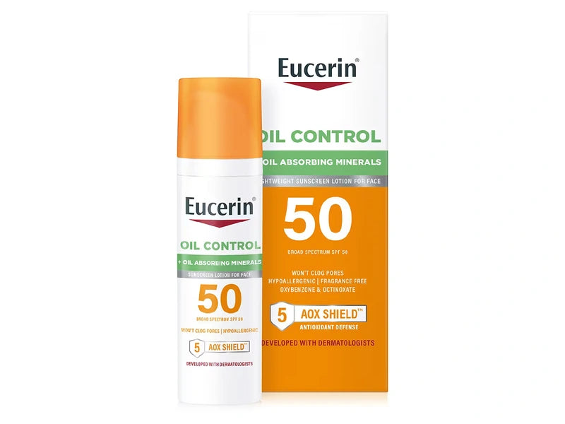Eucerin Loción de Protección Solar Facial Sun Oil Control SPF 50