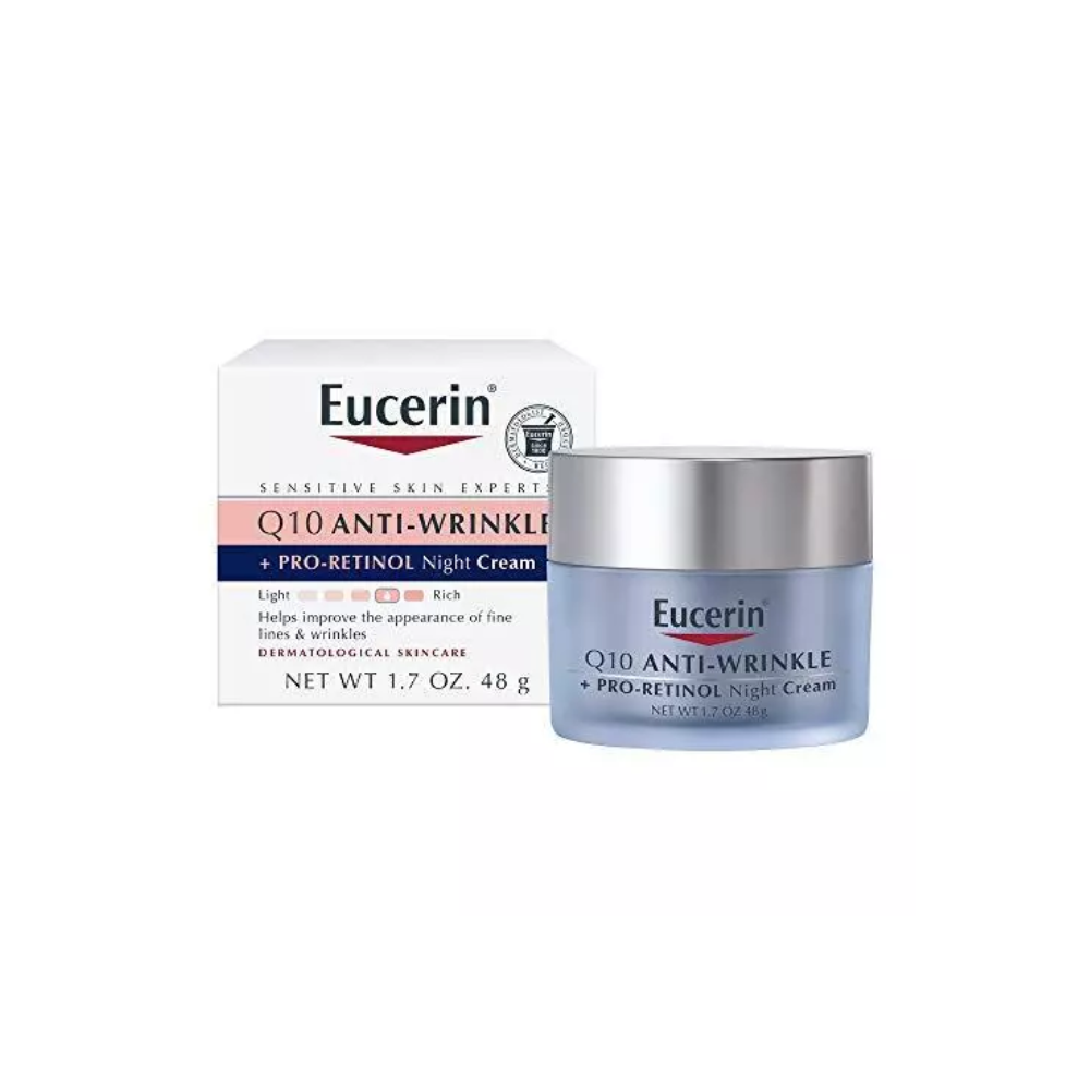 Eucerin Crema Facial Nocturna Antiarrugas Q10 + Pro-retinol