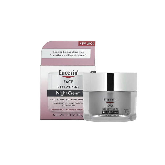 Eucerin Crema Facial Nocturna Antiarrugas Q10 + Pro-retinol