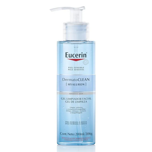 Eucerin Gel Limpiador Facial Suave Hidratante 200 Ml Con Ácido