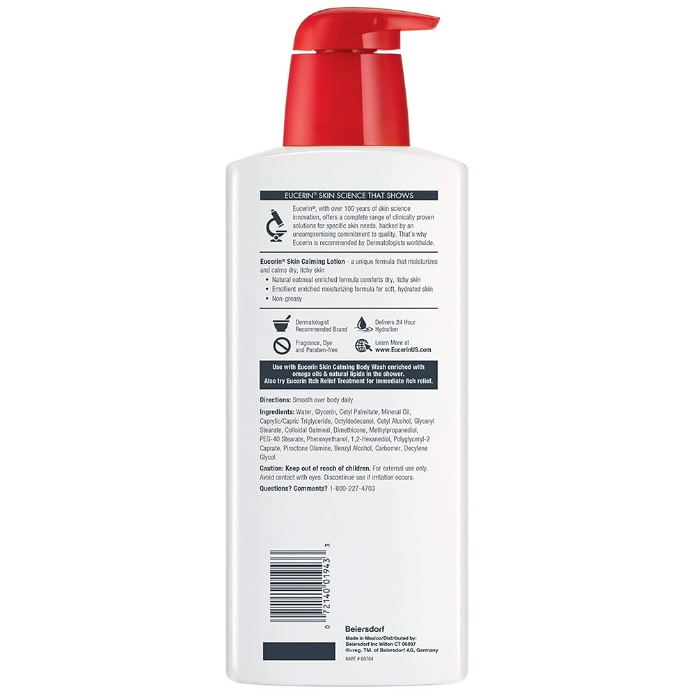 Eucerin Loción para Calmar la Piel Sin Fragancia 500 ml