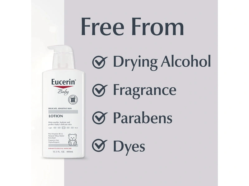 Eucerin Baby Loción Corporal Hipoalergénica 400 ml