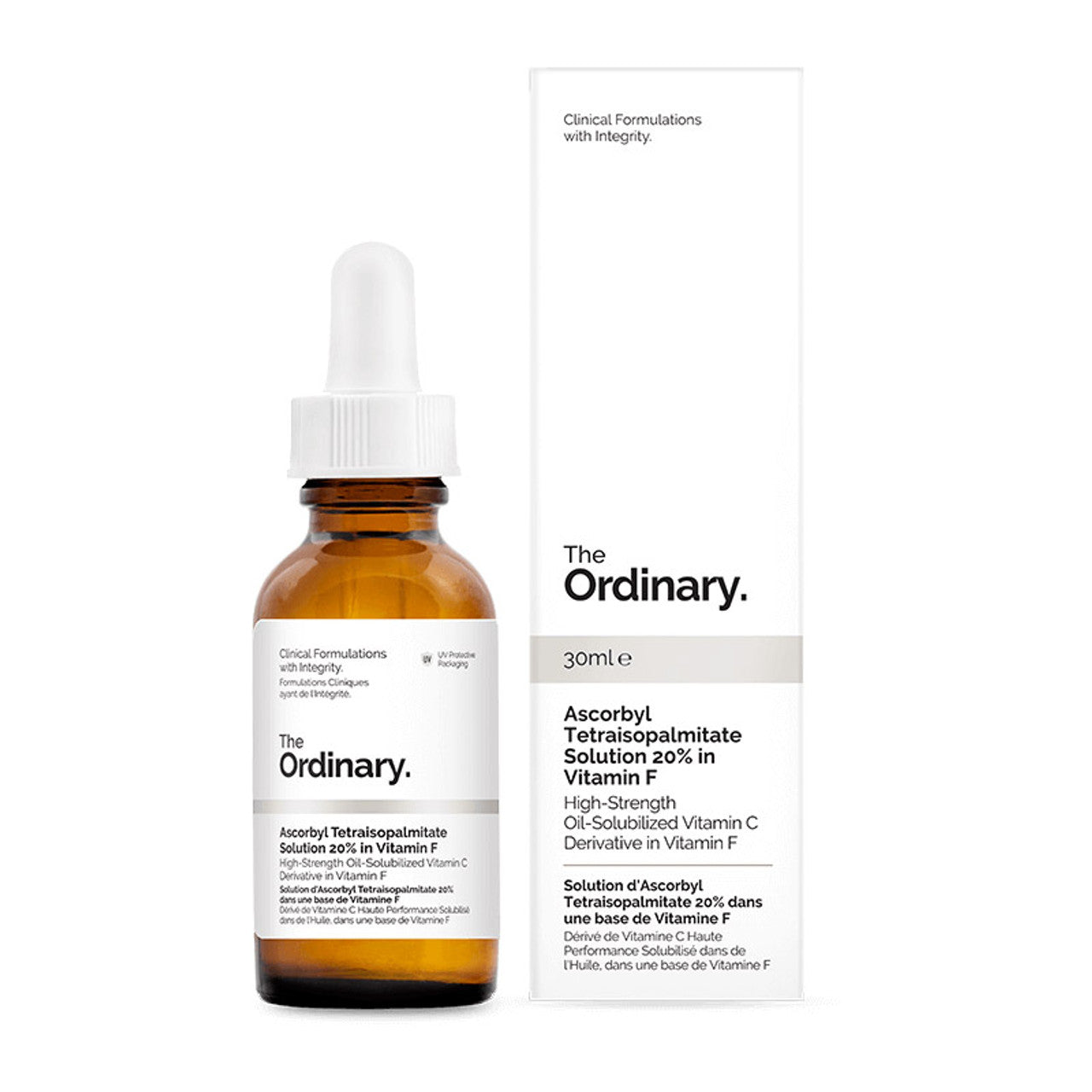 The Ordinary Ascorbyl Tetraisopalmitate Solution 20% in Vitamin F | Sérum vitamina C en aceite