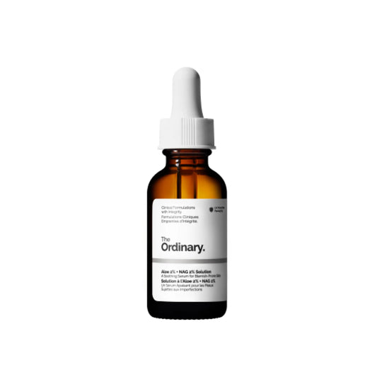 The Ordinary aloe 2% + nag solution (suero para tratamientos post acné con aloe)