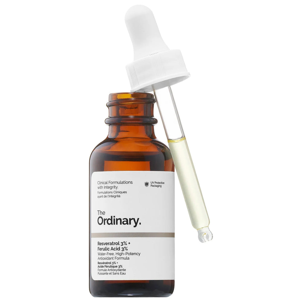 The Ordinary Resveratrol 3% + Ferulic Acid 3% | Sérum antioxidante Natural