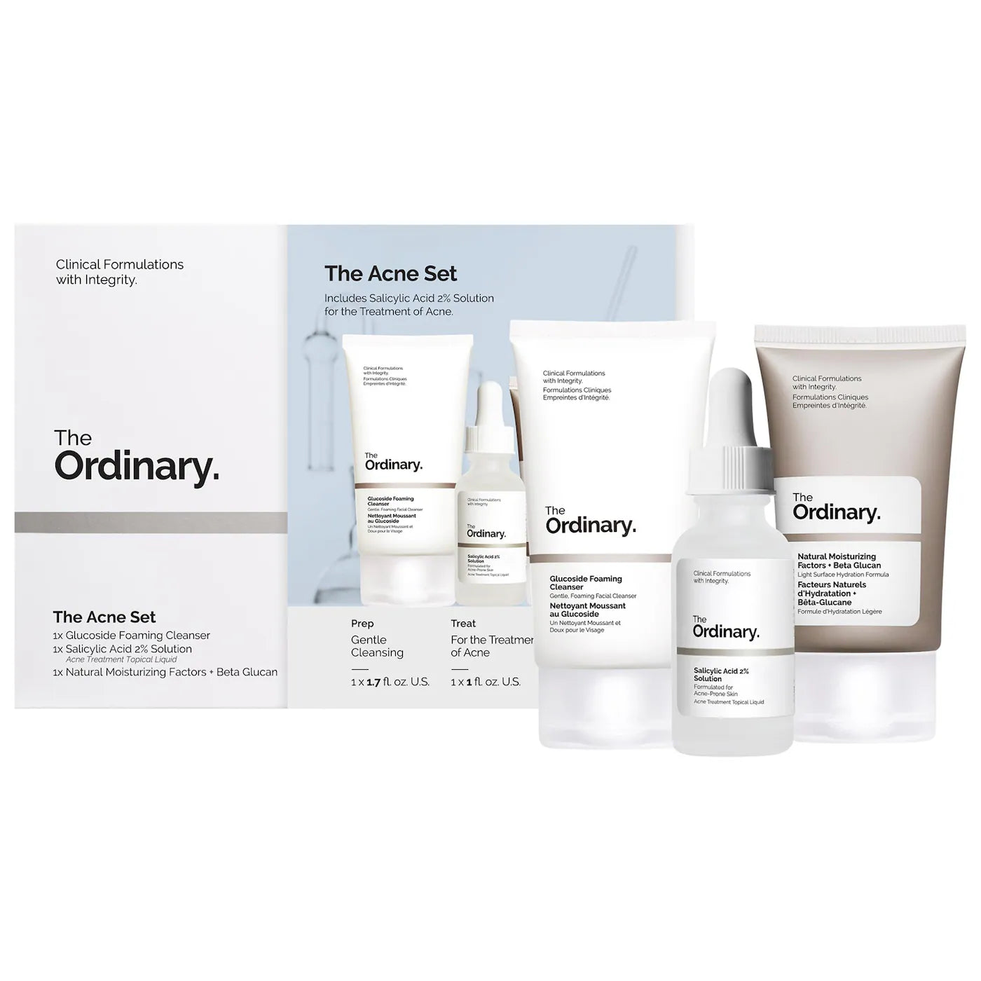 The Ordinary The Clear Set (Set De Piel Con Tendencia A Acné)