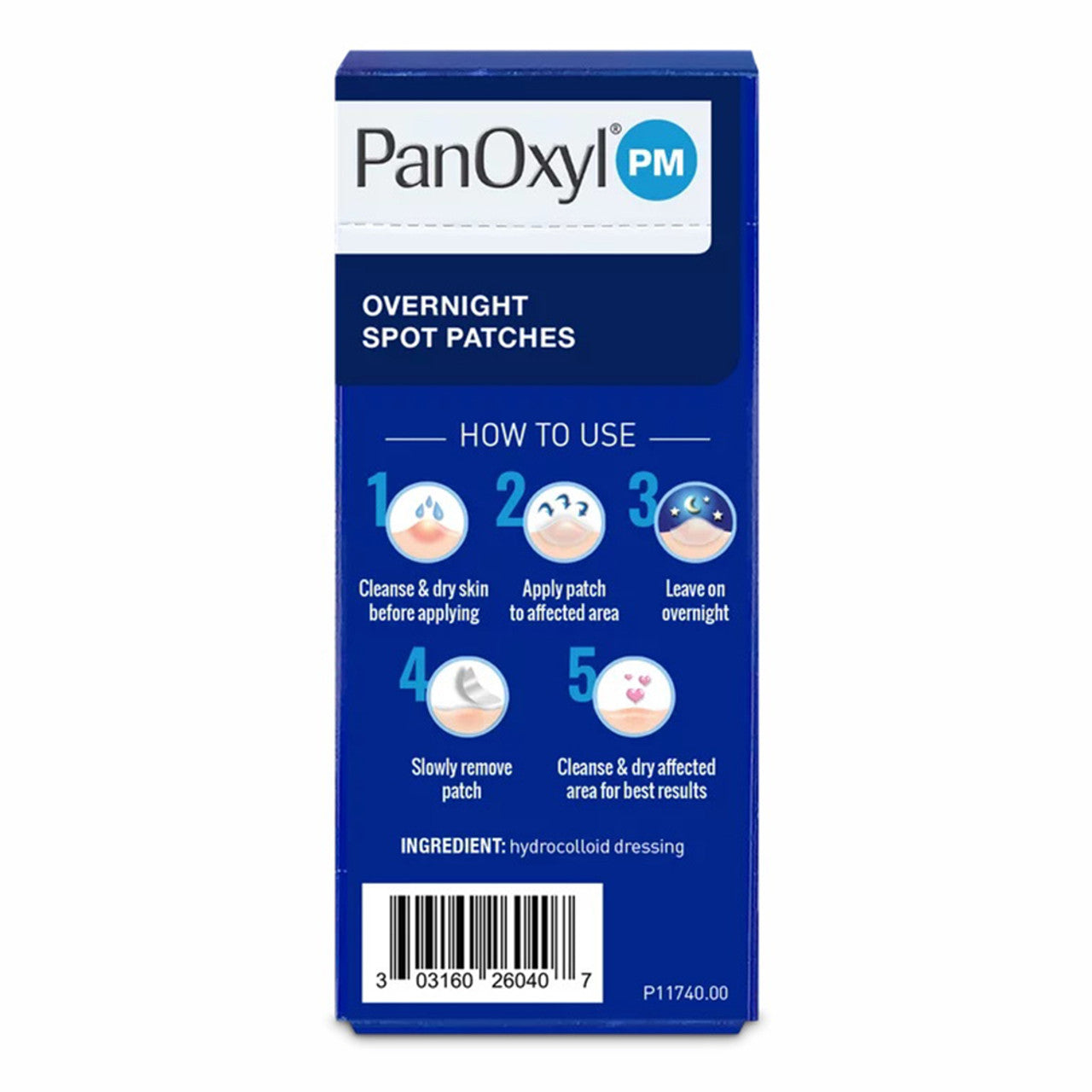 PanOxyl PM Parches para Manchas Nocturnas 40 Unidades