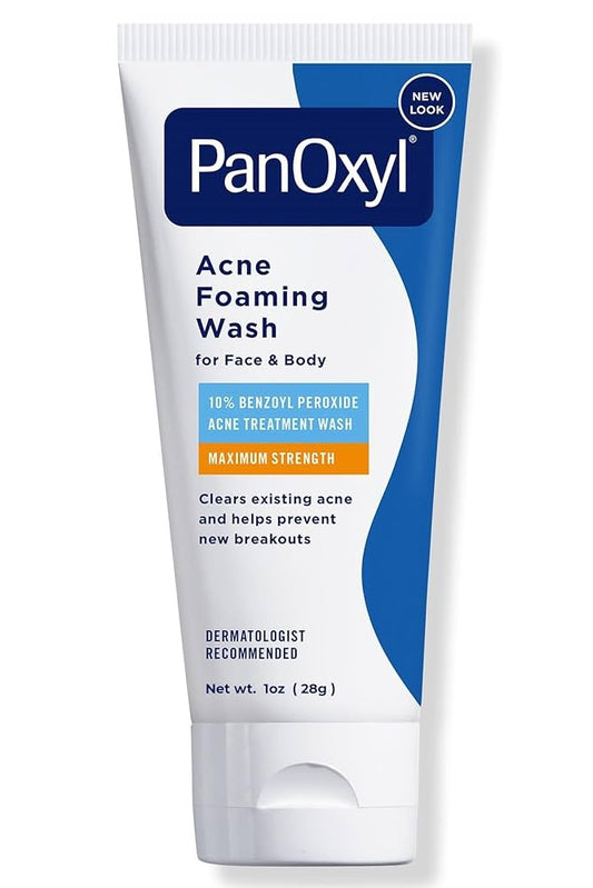 PanOxyl Limpiador Facial Acne Foaming con peróxido de benzoilo 10% 28g