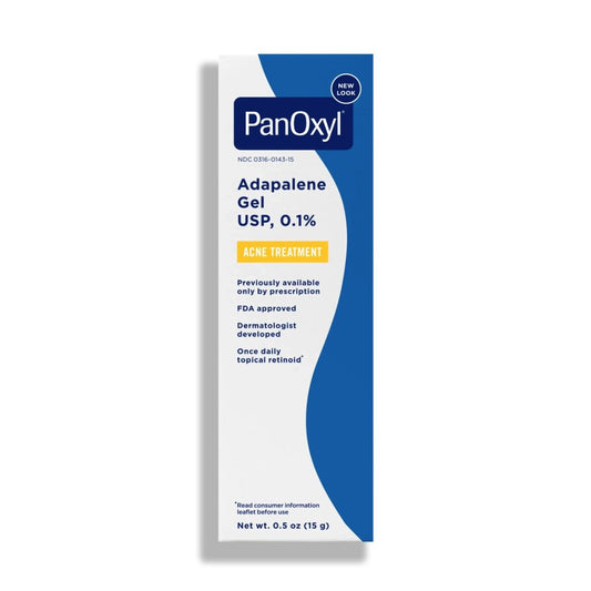 PanOxyl Gel para Tratamiento del Acné Adapalene al 0,1%, 15 ml, suministro para 30 días